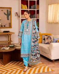 RM01 - Gul Ahmed Unstitched Lawn Printed 3P