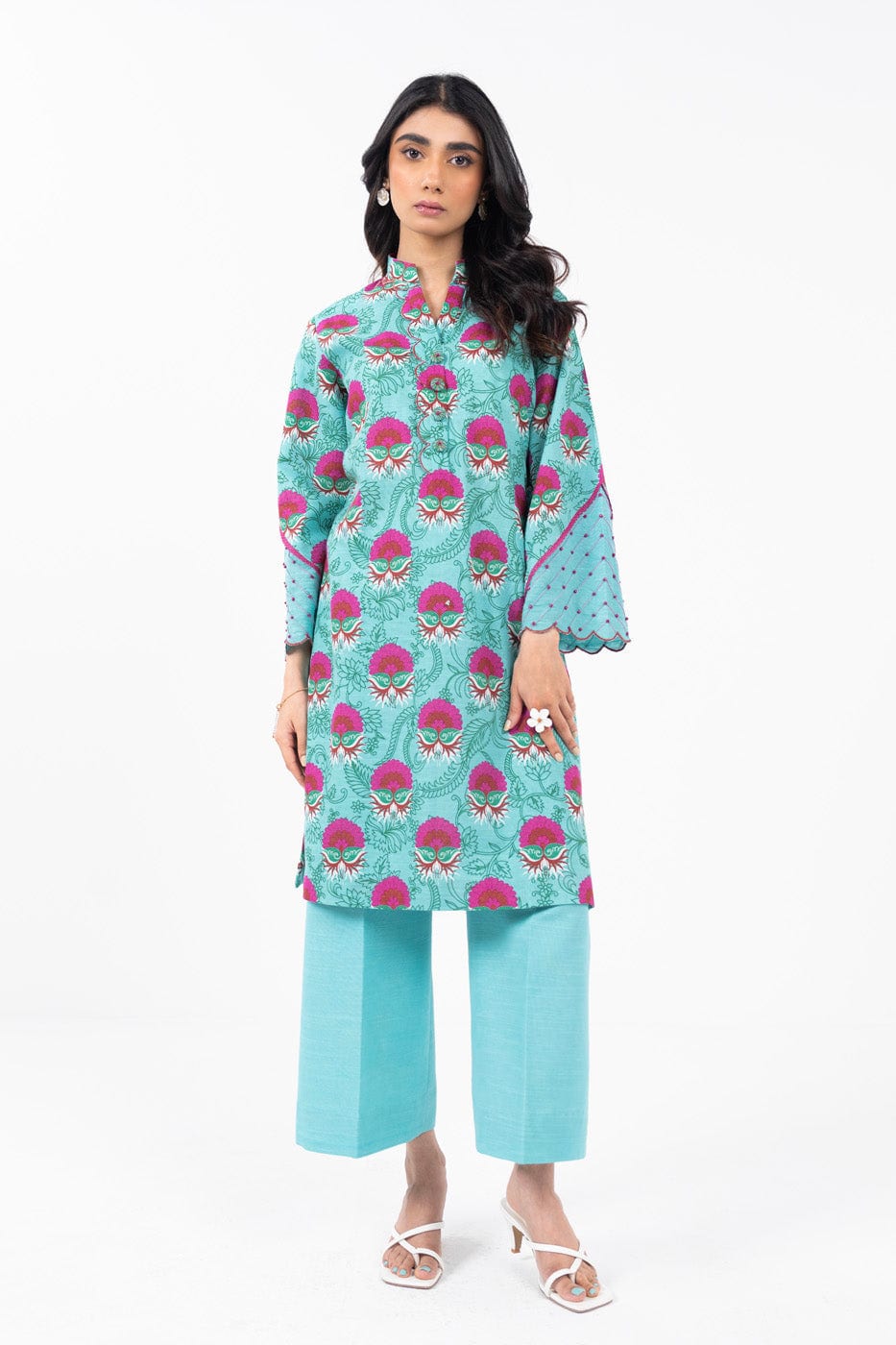 SLR37 - Alkaram Printed Khaddar 2P