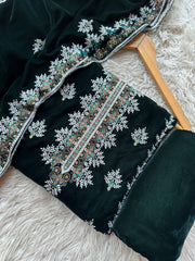 CV22 - Charizma Velvet Embroidered 3P