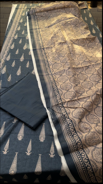 SA20 - Safina Unstitched Printed Lawn 3P