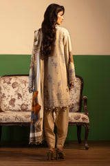 M245 - Sana Safinaz Slub Embroidered 3P