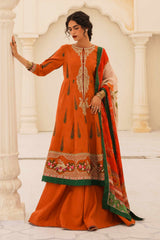 7A - Zara Shahjahan Unstitched Lawn 2P