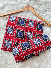 MS-196 - Allover Unstitched Khaddar 2P