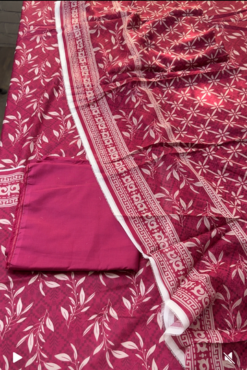 SA8 - Safina Unstitched Printed Lawn 3P