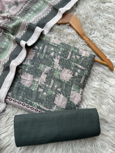 SA70 - Safina Printed Khaddar Jacquard 3P