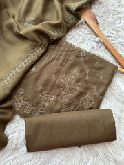 CH24 - Charizma Unstitched Embroidered Winter 3P