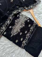 CV31 - Charizma Velvet Embroidered 3P