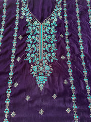 CV27 - Charizma Velvet Embroidered 3P