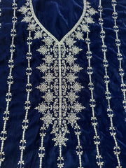 CV6 - Charizma Velvet Embroidered 3P