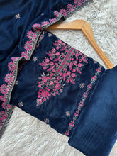 CV14 - Charizma Velvet Embroidered 3P