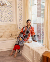 RM02 - Gul Ahmed Unstitched Lawn Printed 3P