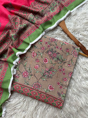 SA21 - Safina Unstitched Khaddar 2P