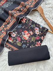 BSK6 - Bin Saeed Unstitched 3 Piece Khaddar