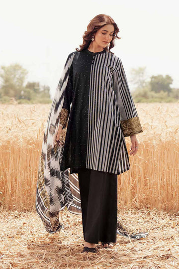 42502030 - Nishat Lawn Jacquard Embroidered 3P