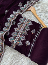 CV18 - Charizma Velvet Embroidered 3P