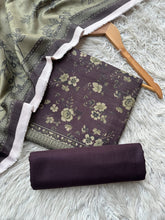 SA68 - Safina Printed Khaddar Jacquard 3P