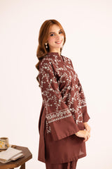 2PC Summer Embroidered Dress - 1130