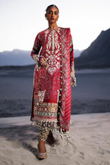M258 - Sana Safinaz Winter Slub Embroidered 3P