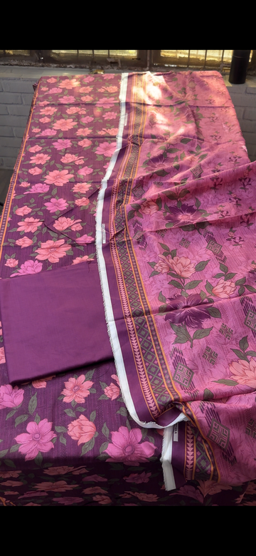 SA2 - Safina Unstitched Printed Lawn 3P