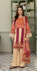 2612 - Paltar Printed Lawn 3P