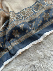 SA75 - Safina Printed Khaddar Jacquard 3P