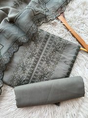 CH25 - Charizma Unstitched Embroidered Winter 3P