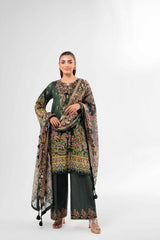 42502136 - Nishat Lawn Embroidered 3P