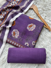 SA74 - Safina Printed Khaddar Jacquard 3P