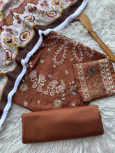NH75 - Nureh Unstitched Embroidered Winter 3P