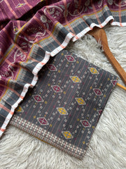 SA22 - Safina Unstitched Khaddar 2P