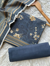 SA41 - Safina Printed Khaddar Jacquard 3P