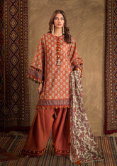 BZ 09 - Bonanza Unstitched Lawn Printed 3P