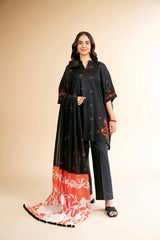 42501634 - Nishat Lawn Jacquard 3P
