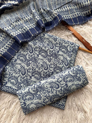 BSN73 - Bin Saeed Unstitched 3 Piece Lawn