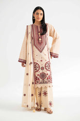 42501874 - Nishat Lawn Embroidered 3P