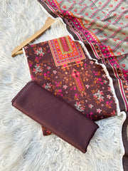 R18 - Riaz Arts Unstitched Lawn 3P