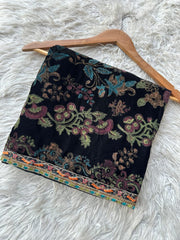 TNK4 - Palachi Velvet Embroidered Shawl