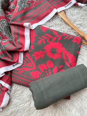 AL76 - Alkaram Printed Khaddar 3P