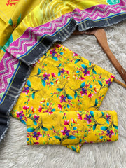 AM3 - Almeerah Linen Printed 3P