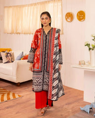 RM02 - Gul Ahmed Unstitched Lawn Printed 3P