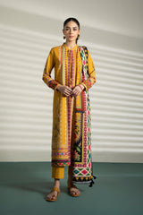 SP 25 - Unstitched Printed Lawn 3P