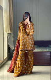 BSN40 - Bin Saeed Unstitched 3 Piece Lawn