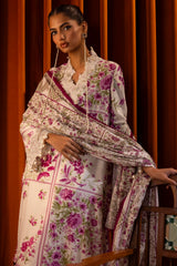M244 - Sana Safinaz Linen Embroidered 3P