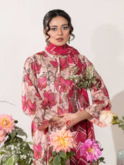 KS09 - Unstitched Printed Lawn 3P