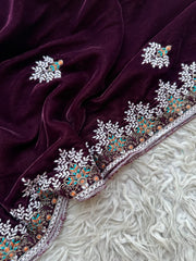 CV18 - Charizma Velvet Embroidered 3P