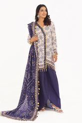 CL117 - Gul Ahmed Unstitched Lawn Printed 3P