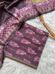 SA19 - Safina Unstitched Khaddar 2P