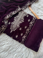 CV5 - Charizma Velvet Embroidered 3P