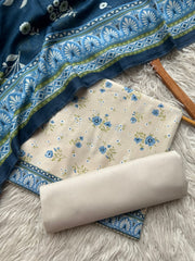 BSN75 - Bin Saeed Unstitched 3 Piece Lawn