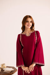 2PC Summer Embroidered Dress - 1144